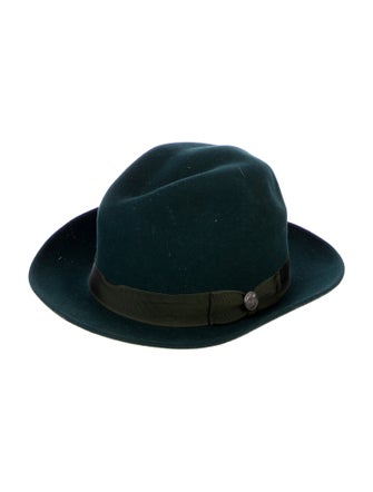 Stetson women's green pattern print hat