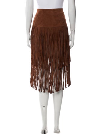 Stetson Leather Knee-Length Skirt