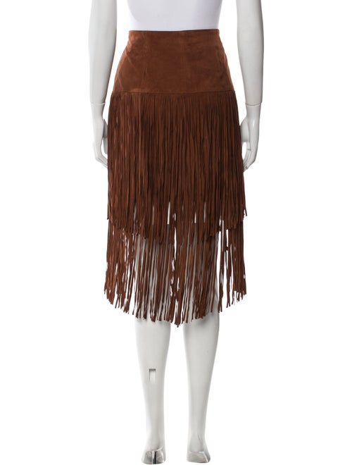 Stetson Leather Knee-Length Skirt