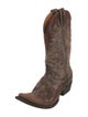 Stetson Leather Patterned Western Boots