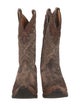 Stetson Leather Patterned Western Boots