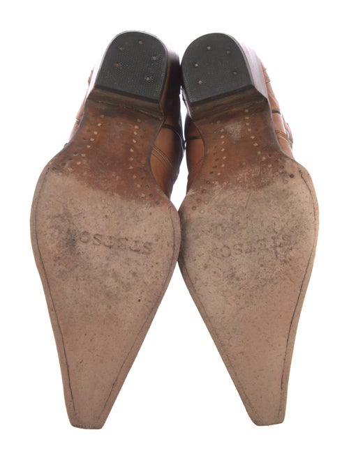 Stetson Leather Patterned Western Boots