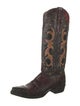 Stetson Leather Patterned Western Boots