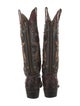 Stetson Leather Patterned Western Boots