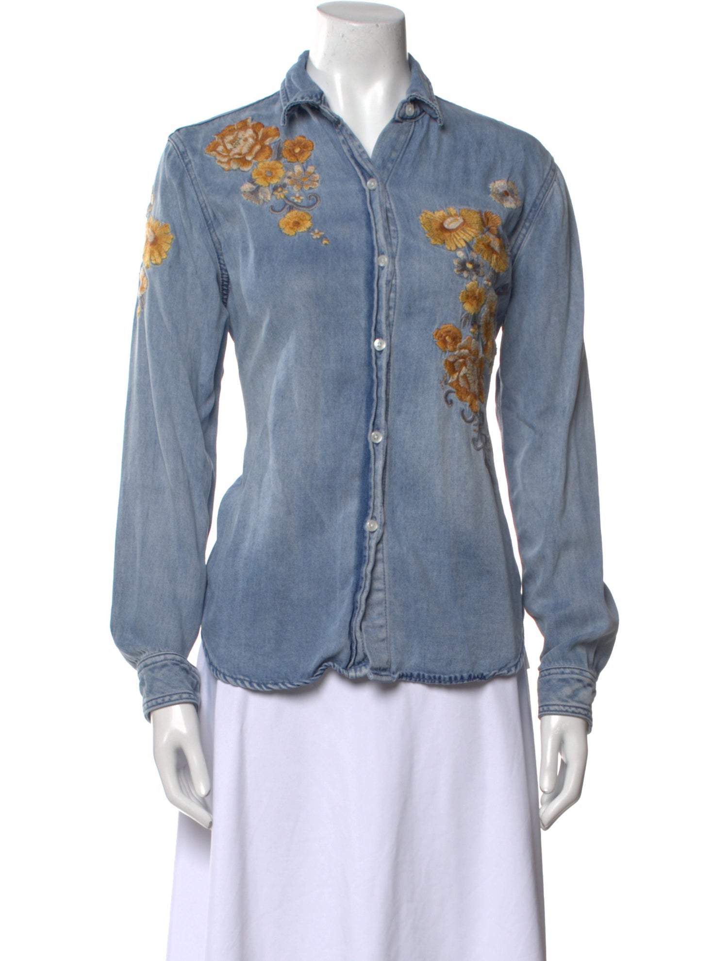 Stetson Long Sleeve Button-Up Top