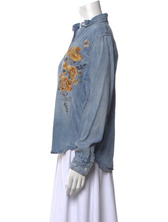 Stetson Long Sleeve Button-Up Top