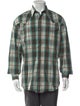 Stetson Plaid Print Long Sleeve Western Shirt