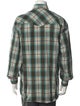 Stetson Plaid Print Long Sleeve Western Shirt