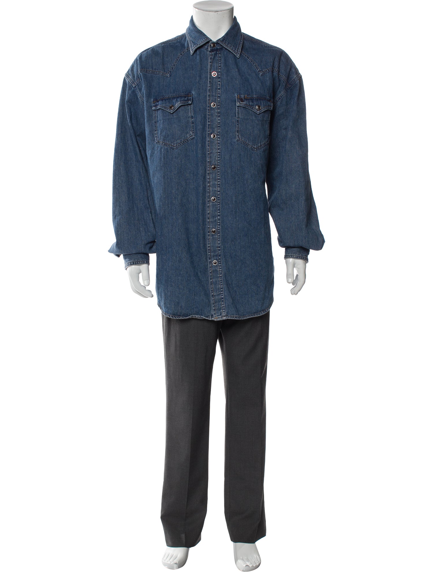 Stetson Long Sleeve Denim Shirt