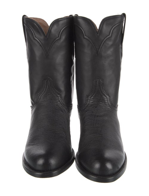 Stetson Leather Moto Boots