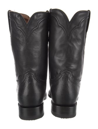 Stetson Leather Moto Boots