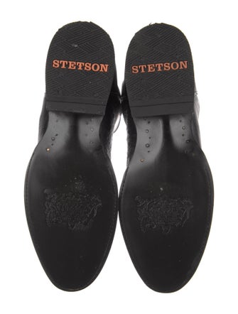 Stetson Leather Moto Boots