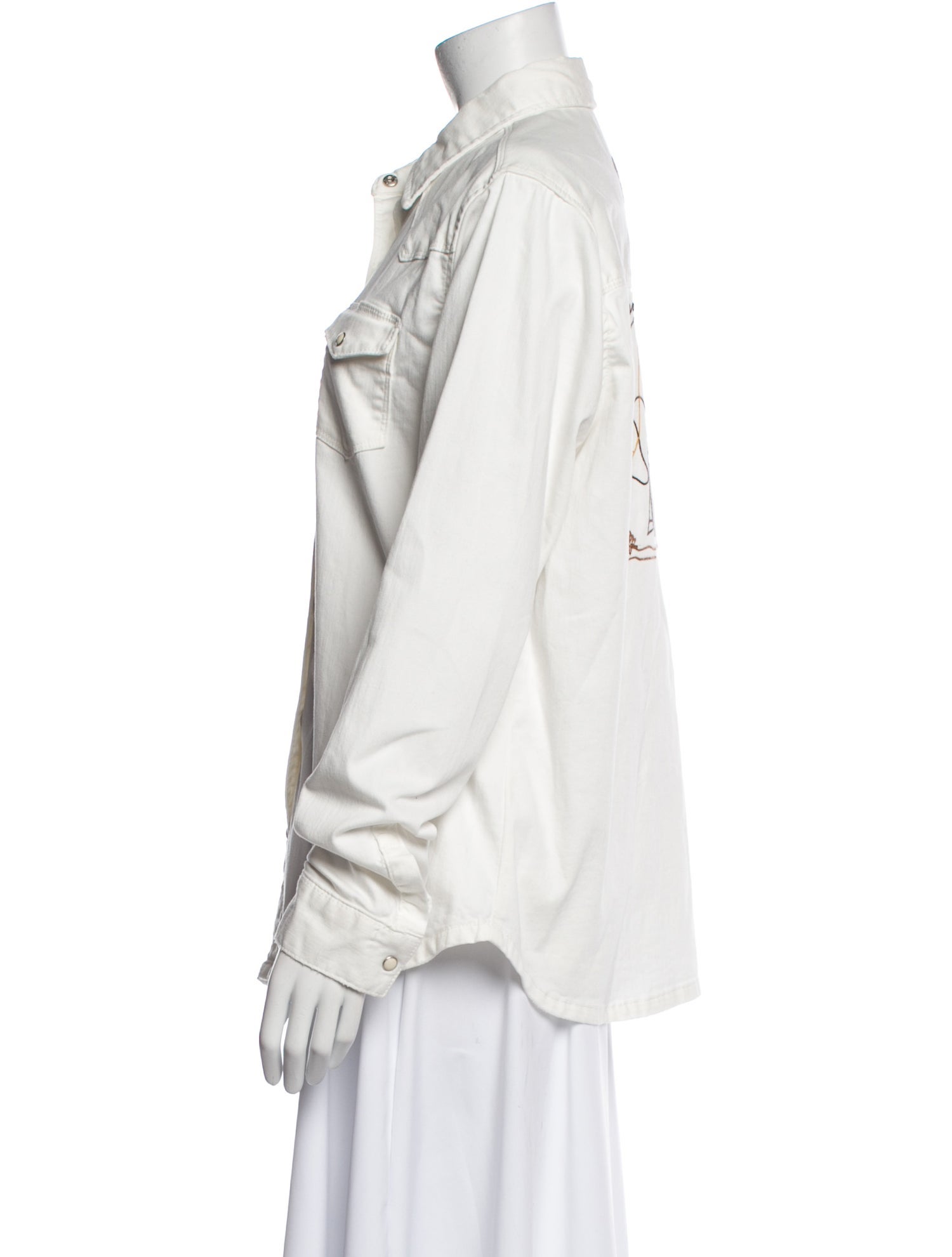 Stetson Long Sleeve Button-Up Top