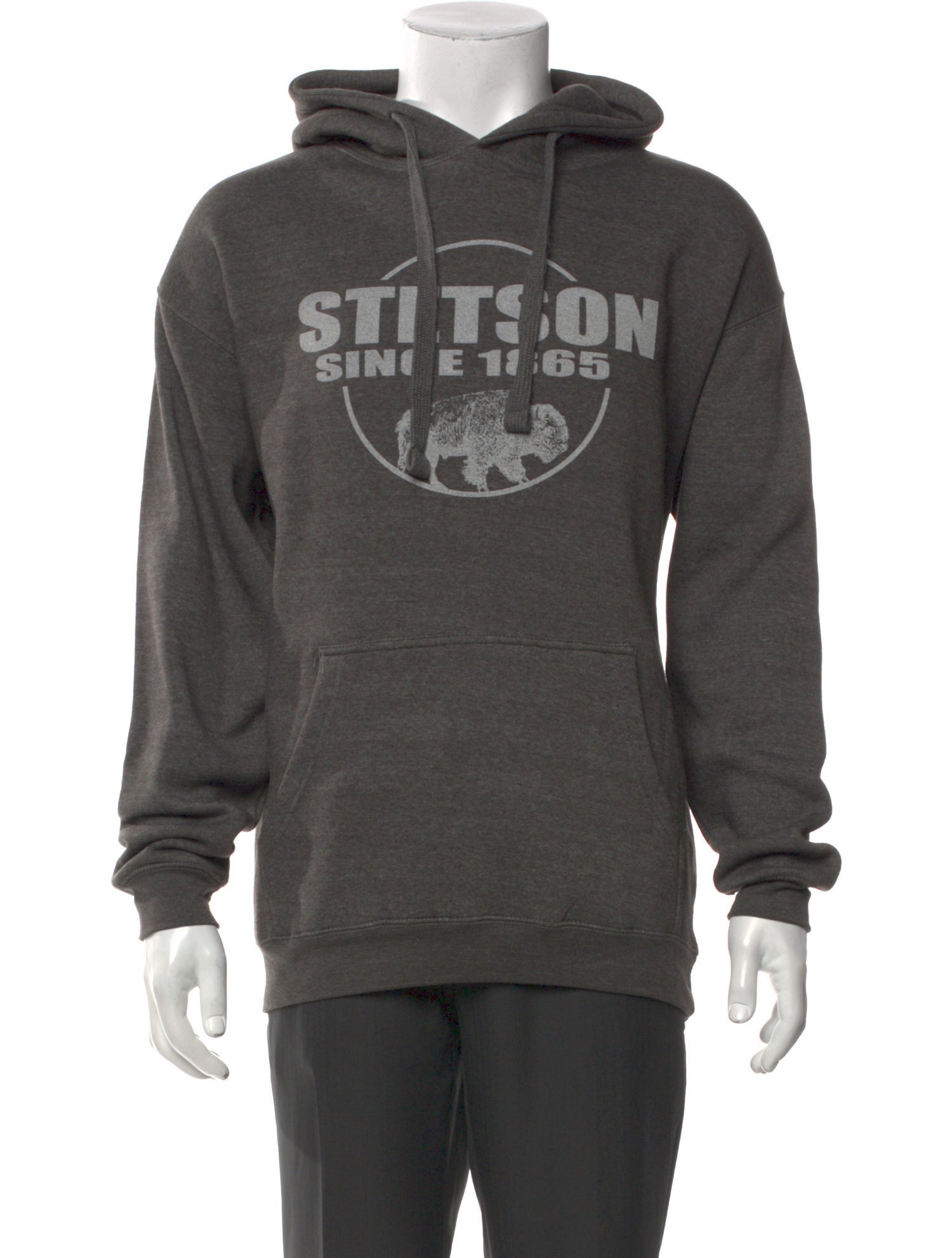 Stetson Graphic Print Crew Neck Hoodie
