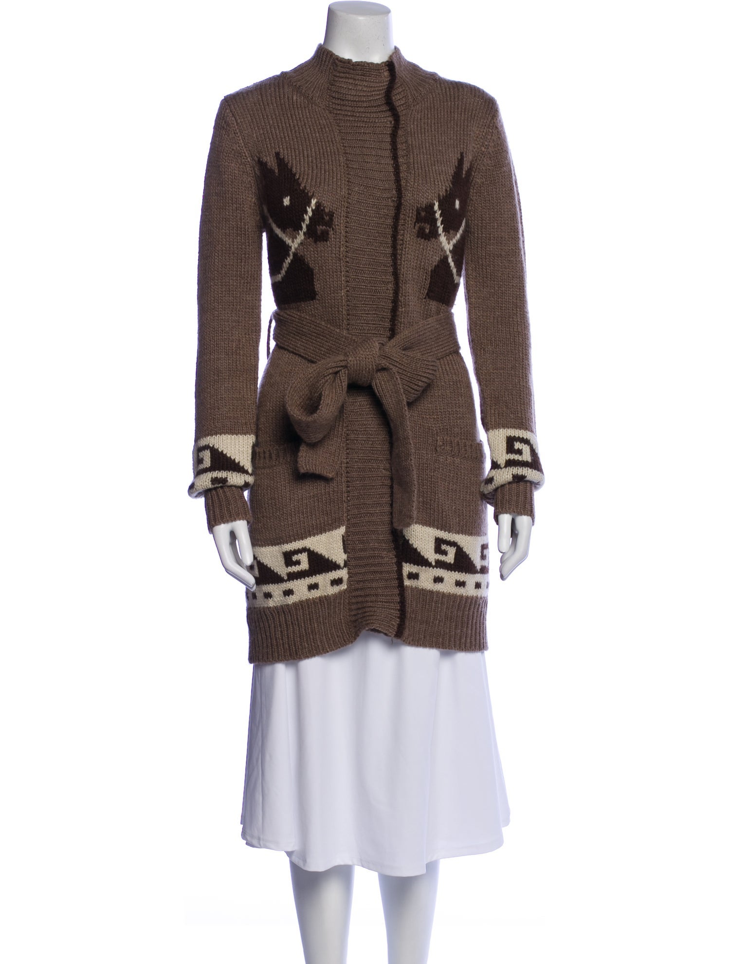 Stetson Printed Mock Neck Sweater