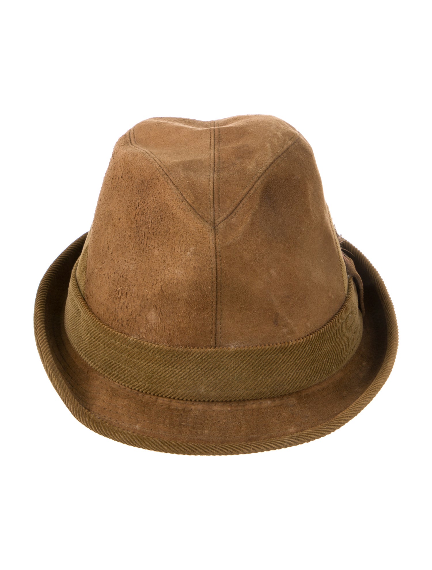Stetson Leather Fedora Hat