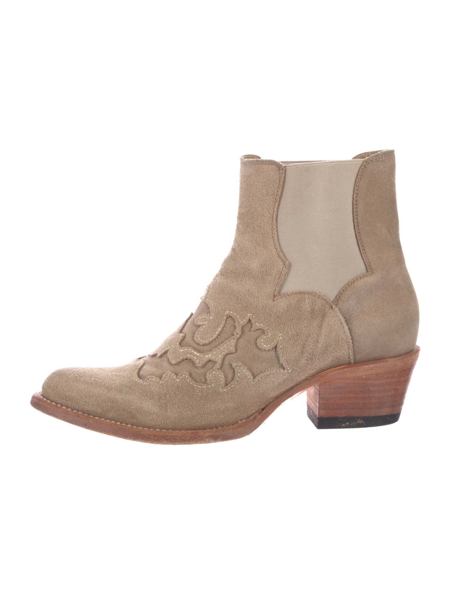 Stetson Suede Printed Chelsea Boots