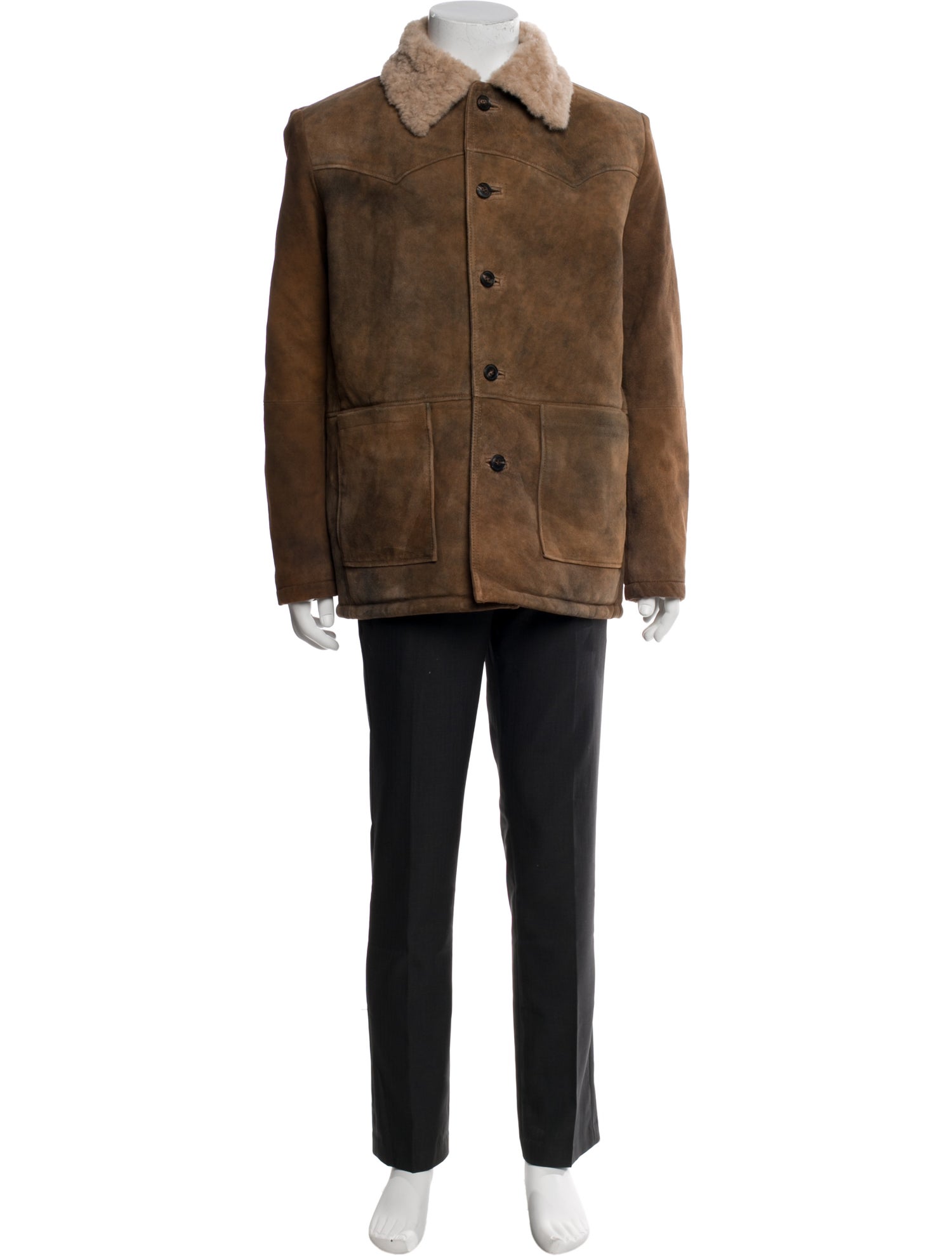 Stetson Leather Overcoat w/ Tags