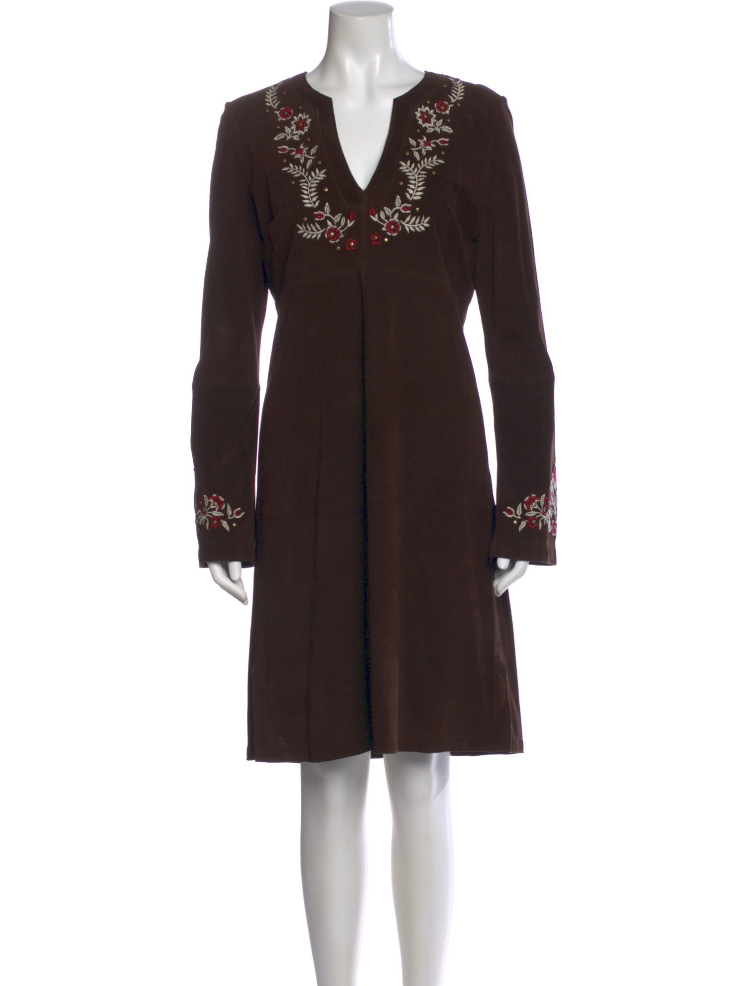 Stetson Leather Knee-Length Dress