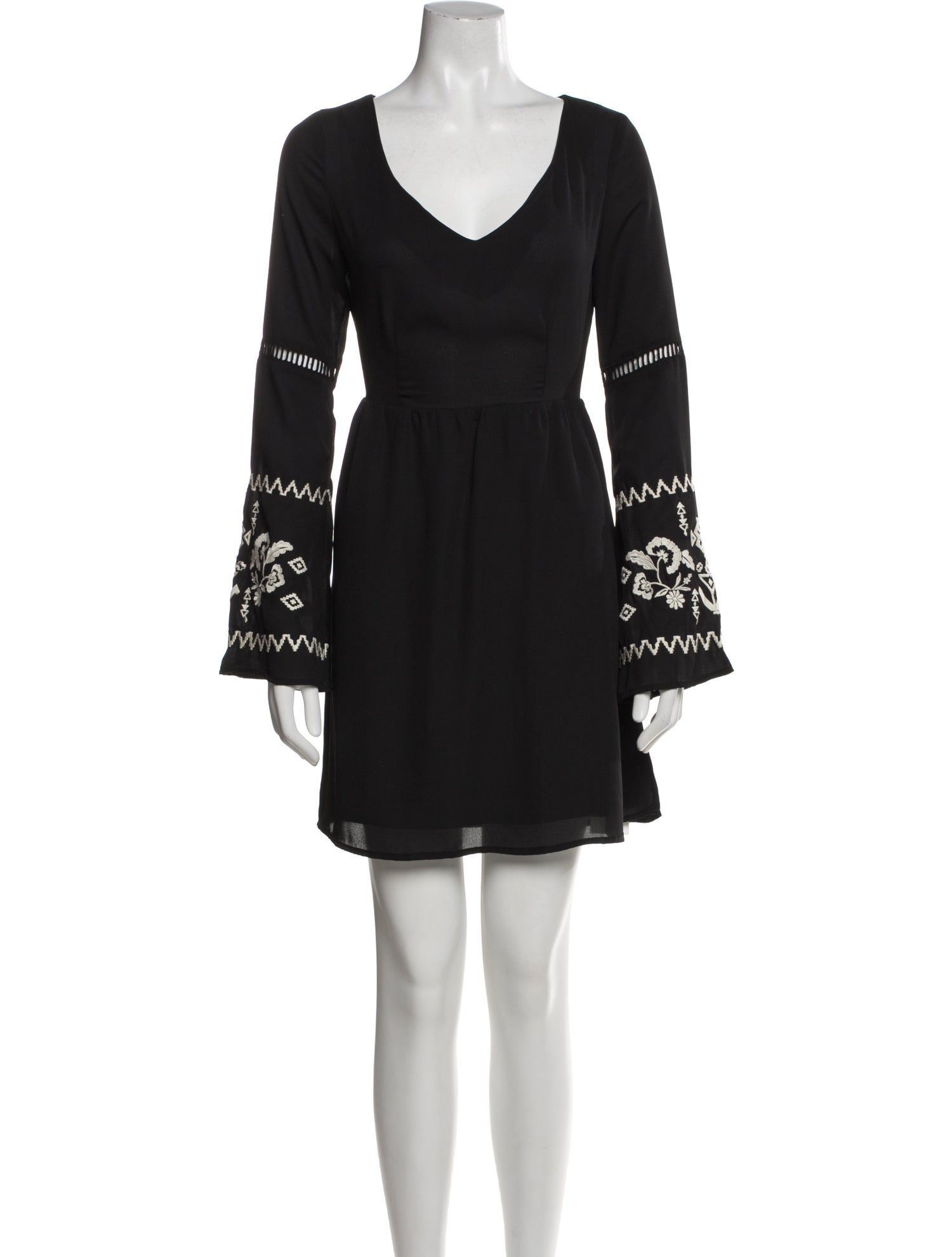 Stetson V-Neck Mini Dress