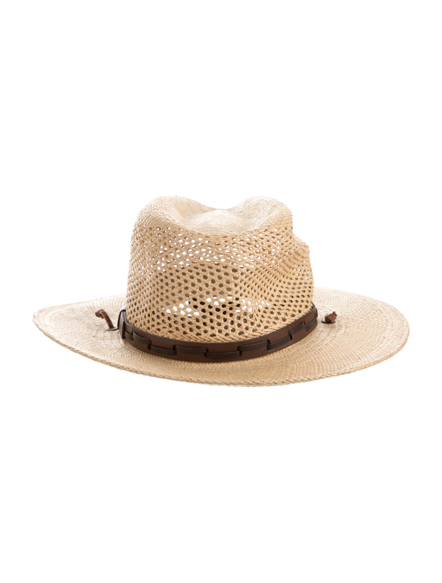 Stetson Wide Brim Straw Hat