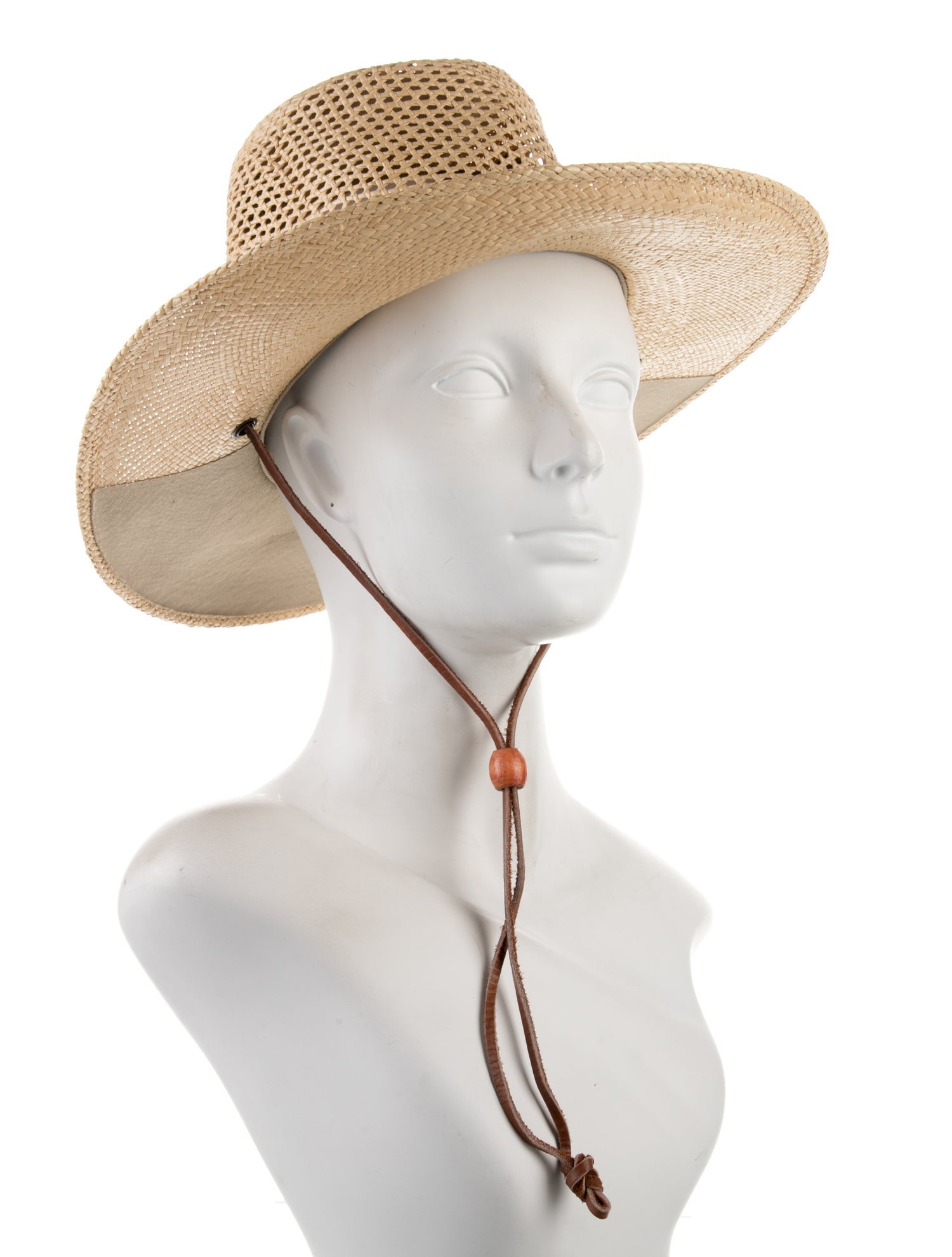 Stetson Wide Brim Straw Hat