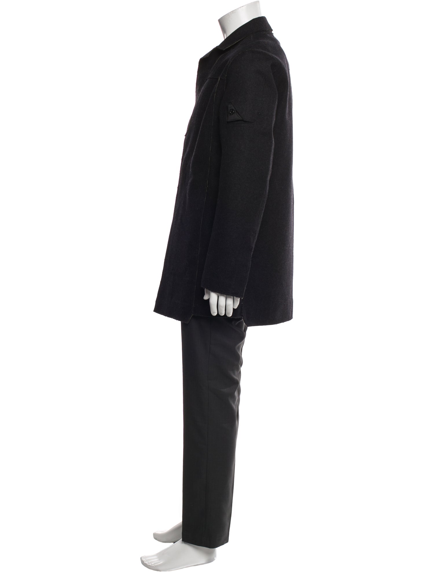 Stone Island Shadow Project Wool Overcoat