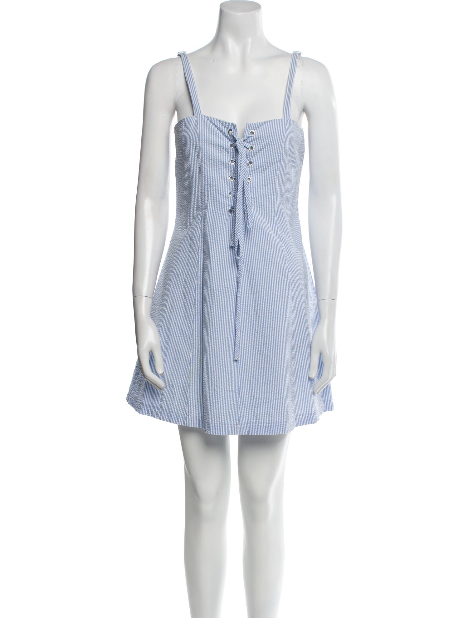 STAUD x Solid + Striped Striped Mini Dress