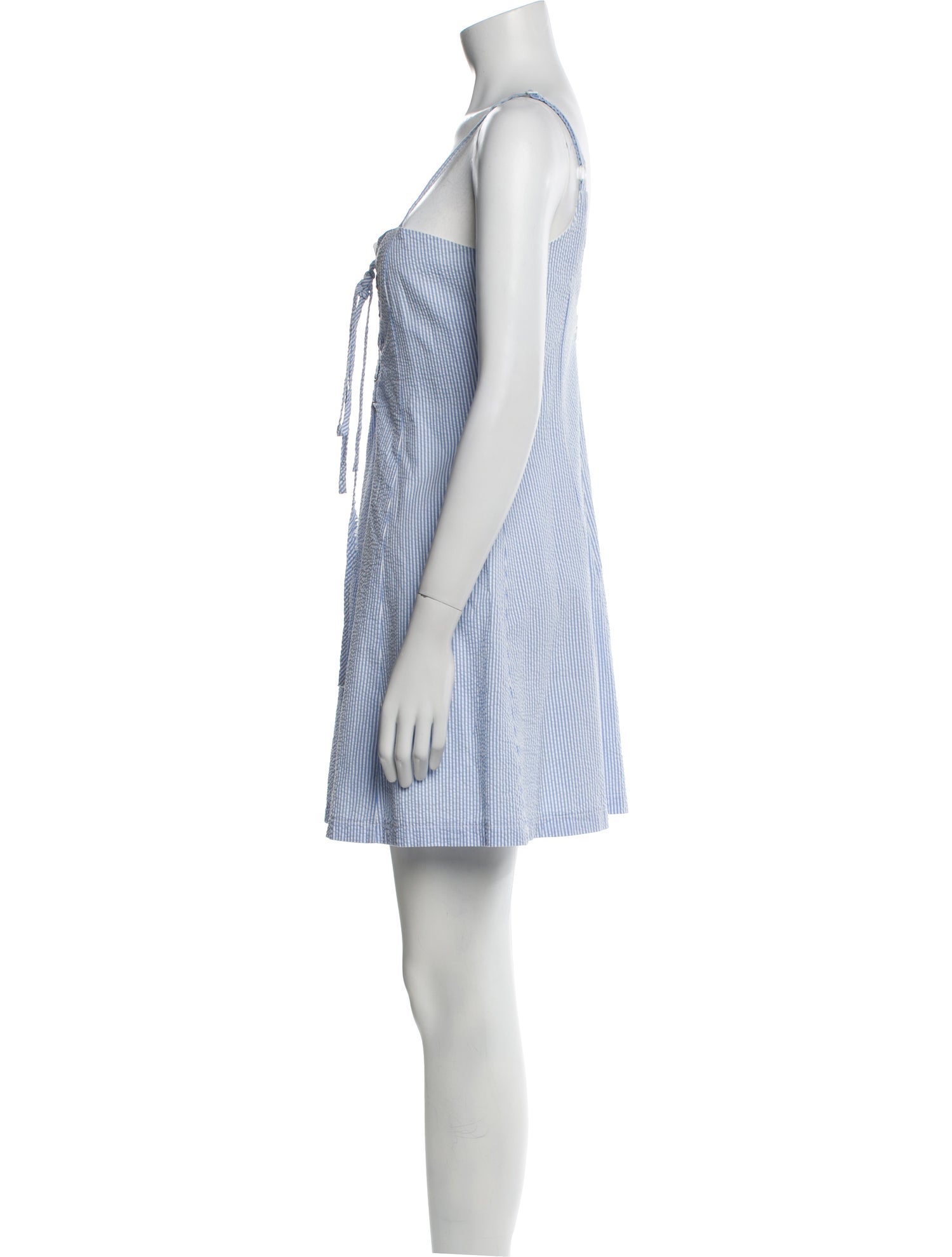 STAUD x Solid + Striped Striped Mini Dress