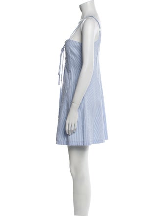 STAUD x Solid + Striped Striped Mini Dress
