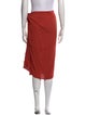 STAUD x Solid + Striped Knee-Length Skirt