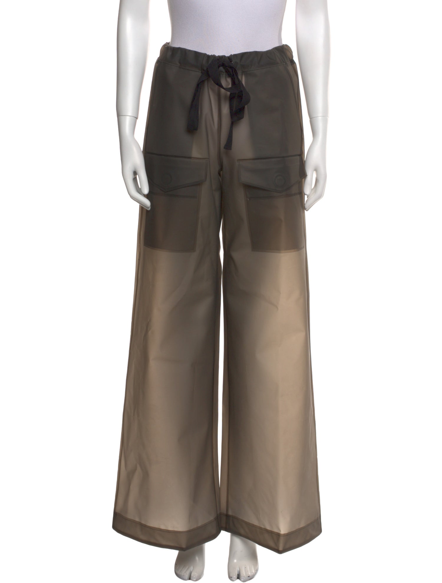 Stutterheim Colorblock Pattern Wide Leg Pants