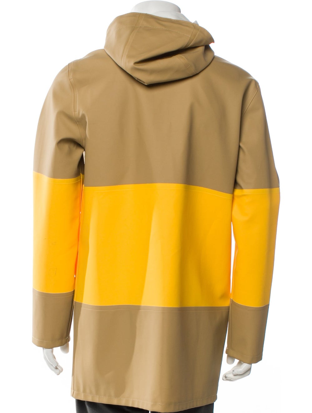 Stutterheim Parka Yellow Colorblock Pattern With … - image 3