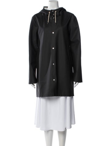 Pre-owned Stutterheim Coat In Black