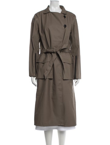Pre-owned Stutterheim Trench Coat In Brown