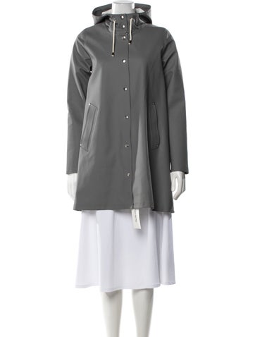 Pre-owned Stutterheim Coat In Grey