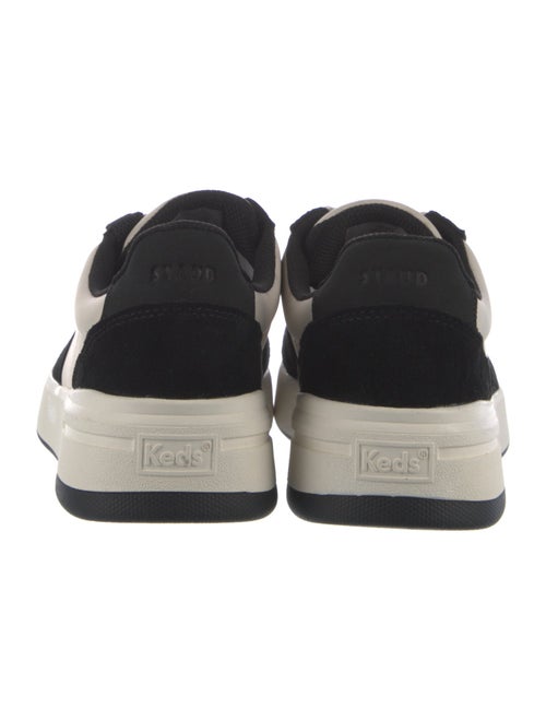 STAUD + Keds Leather Printed Sneakers