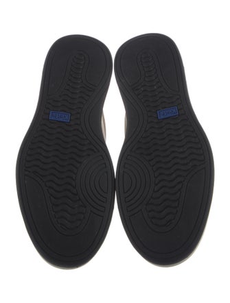 STAUD + Keds Leather Printed Sneakers