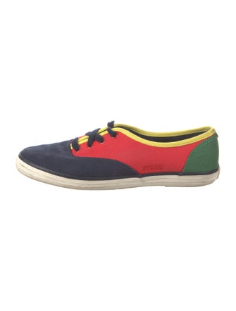 STAUD + Keds Canvas Colorblock Pattern Sneakers