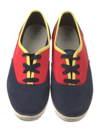 STAUD + Keds Canvas Colorblock Pattern Sneakers