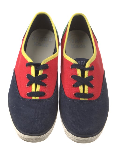STAUD + Keds Canvas Colorblock Pattern Sneakers