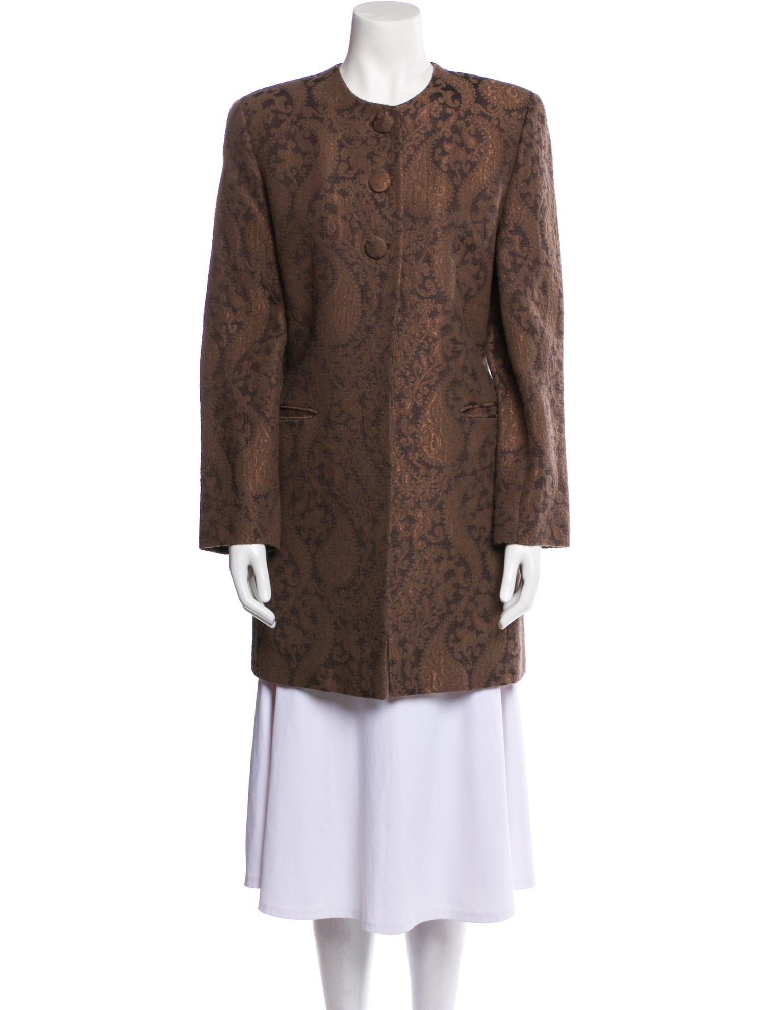 Studio 000.1 by Ferre Wool Animal Print Coat