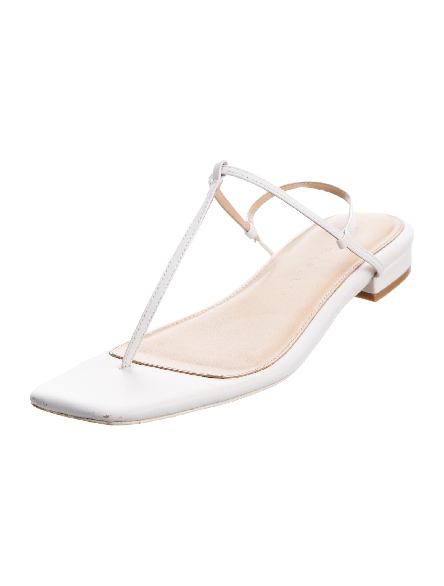 Studio Amelia Leather Slingback Sandals