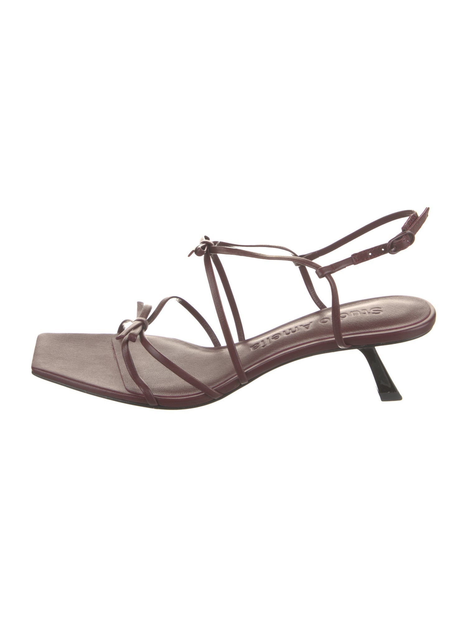Studio Amelia Leather Slingback Sandals