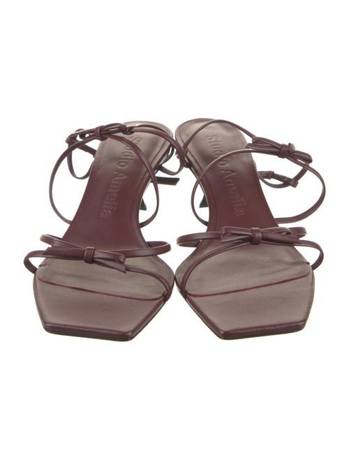 Studio Amelia Leather Slingback Sandals