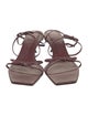 Studio Amelia Leather Slingback Sandals