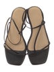 Studio Amelia Leather T-Strap Sandals