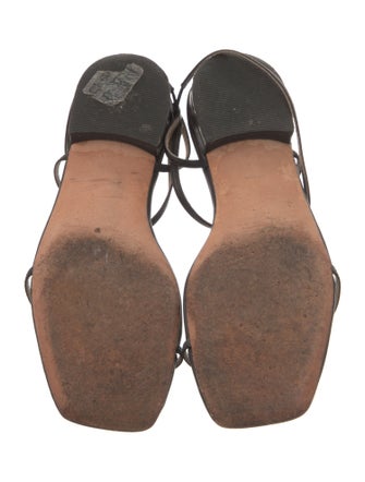 Studio Amelia Leather T-Strap Sandals