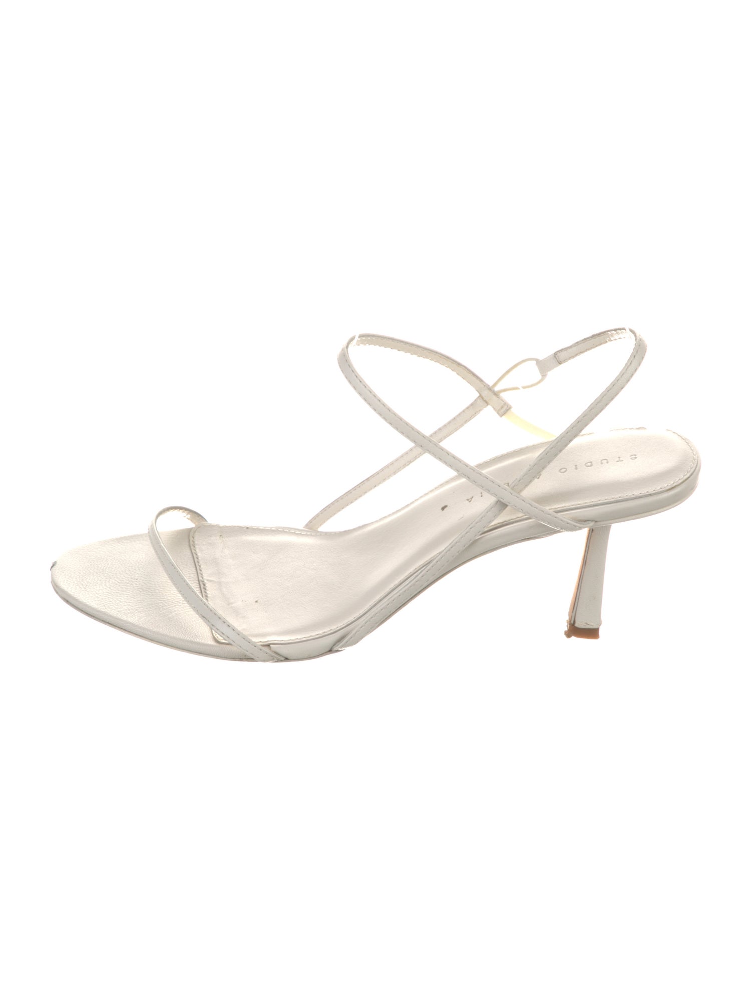 Studio Amelia Leather Slingback Sandals