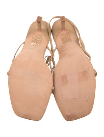 Studio Amelia Leather Slingback Sandals